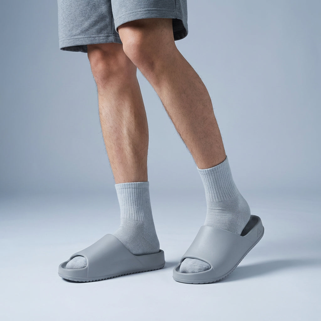 PEAK  CLAQUETTES SLIPPERS_STONE GRAY