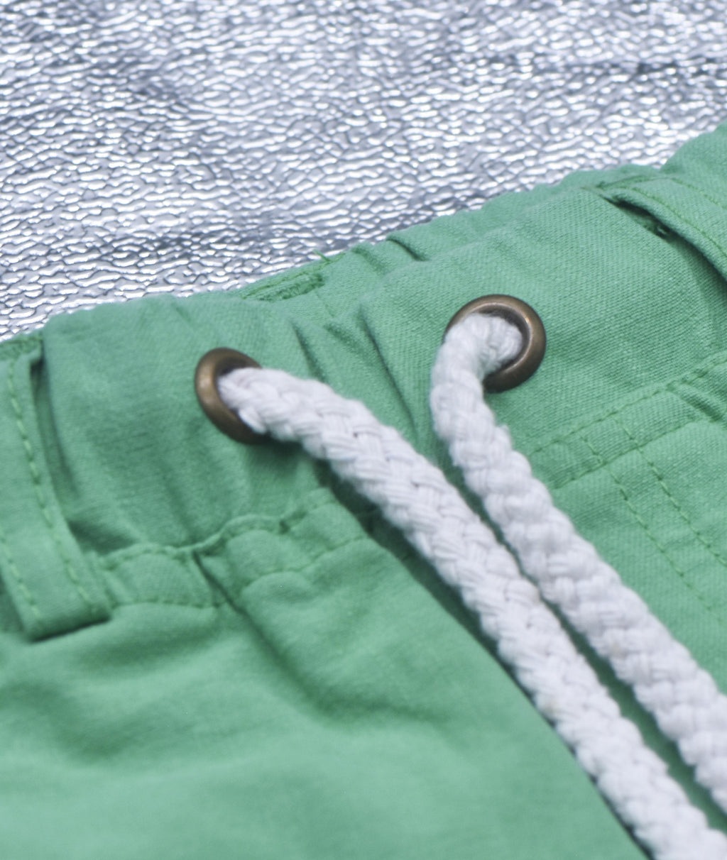 Short la toile vert