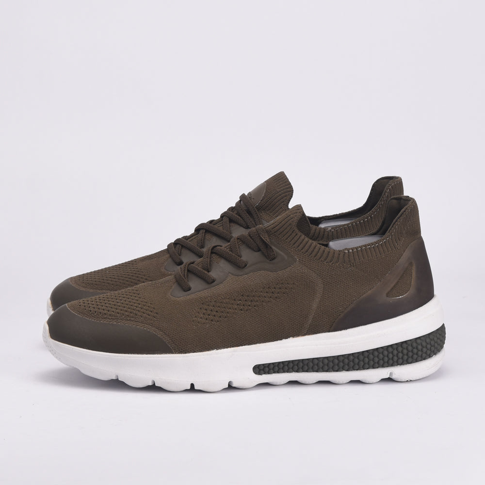 BASKET GEOX U SPHERICA VERT MILITAIRE