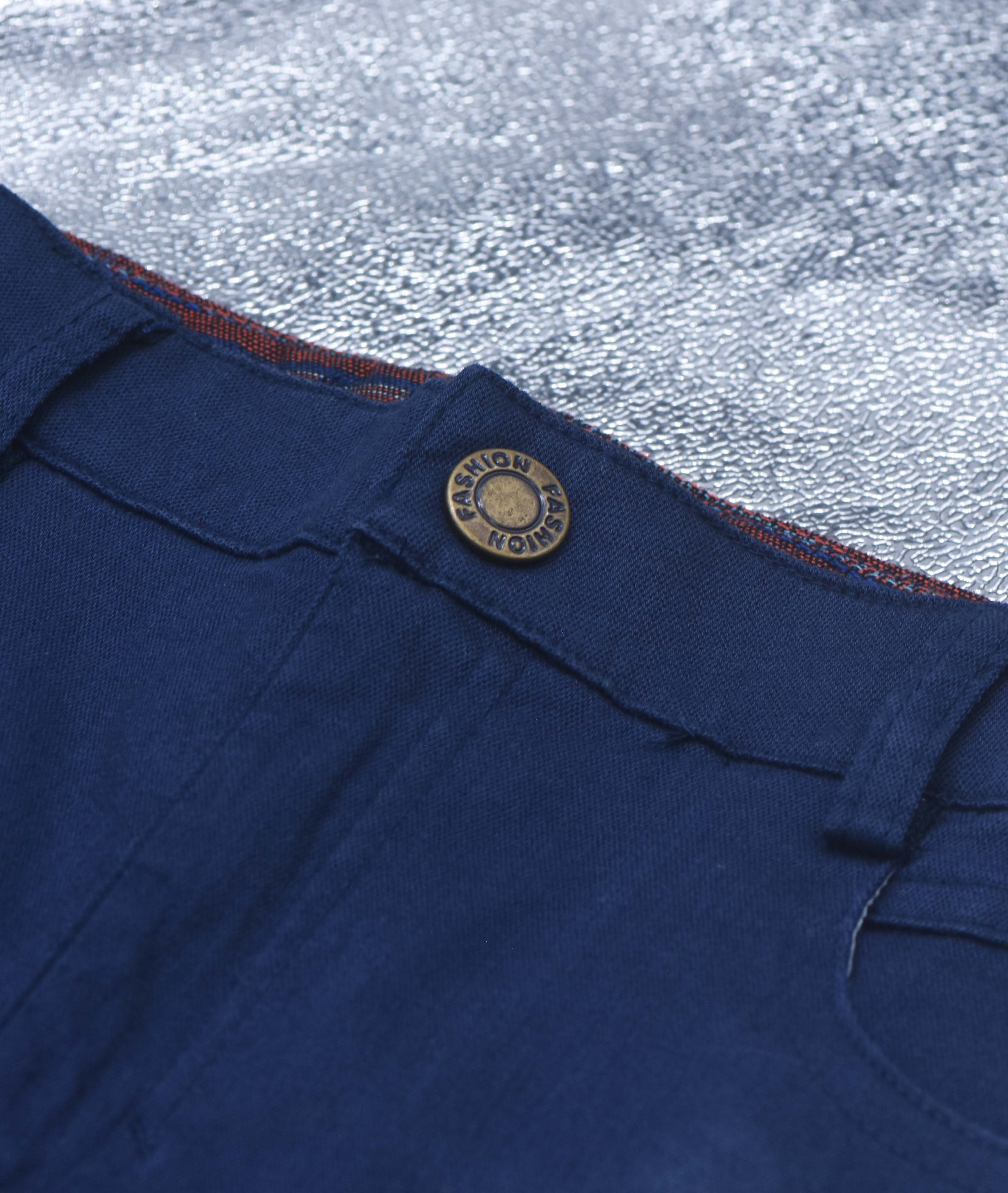 pantacourt la toile bleu msek seans raw 1998