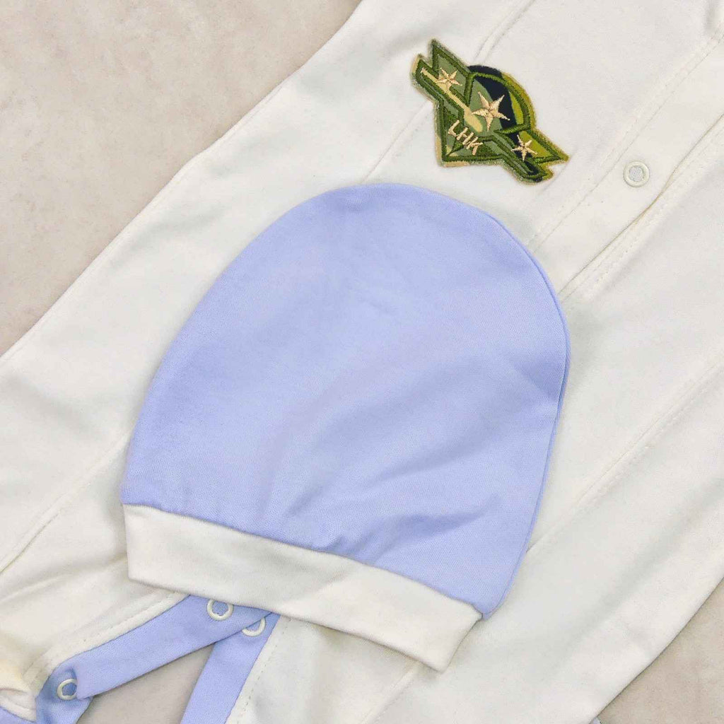 BABY PILLOT BLANC BLEUE A