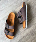 ARIZONA NUBUCK MARRON EVA BLANC