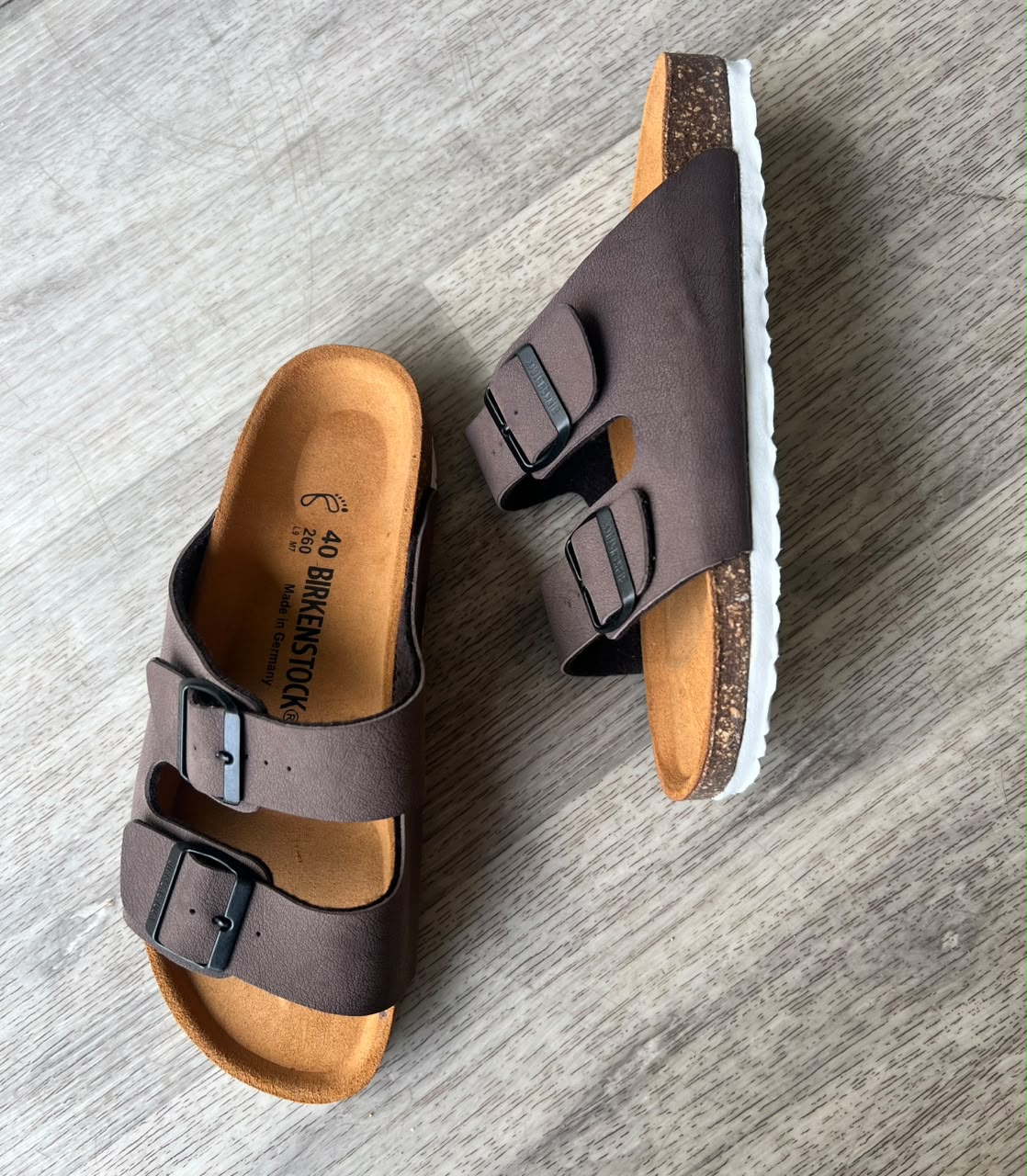 ARIZONA NUBUCK MARRON EVA BLANC