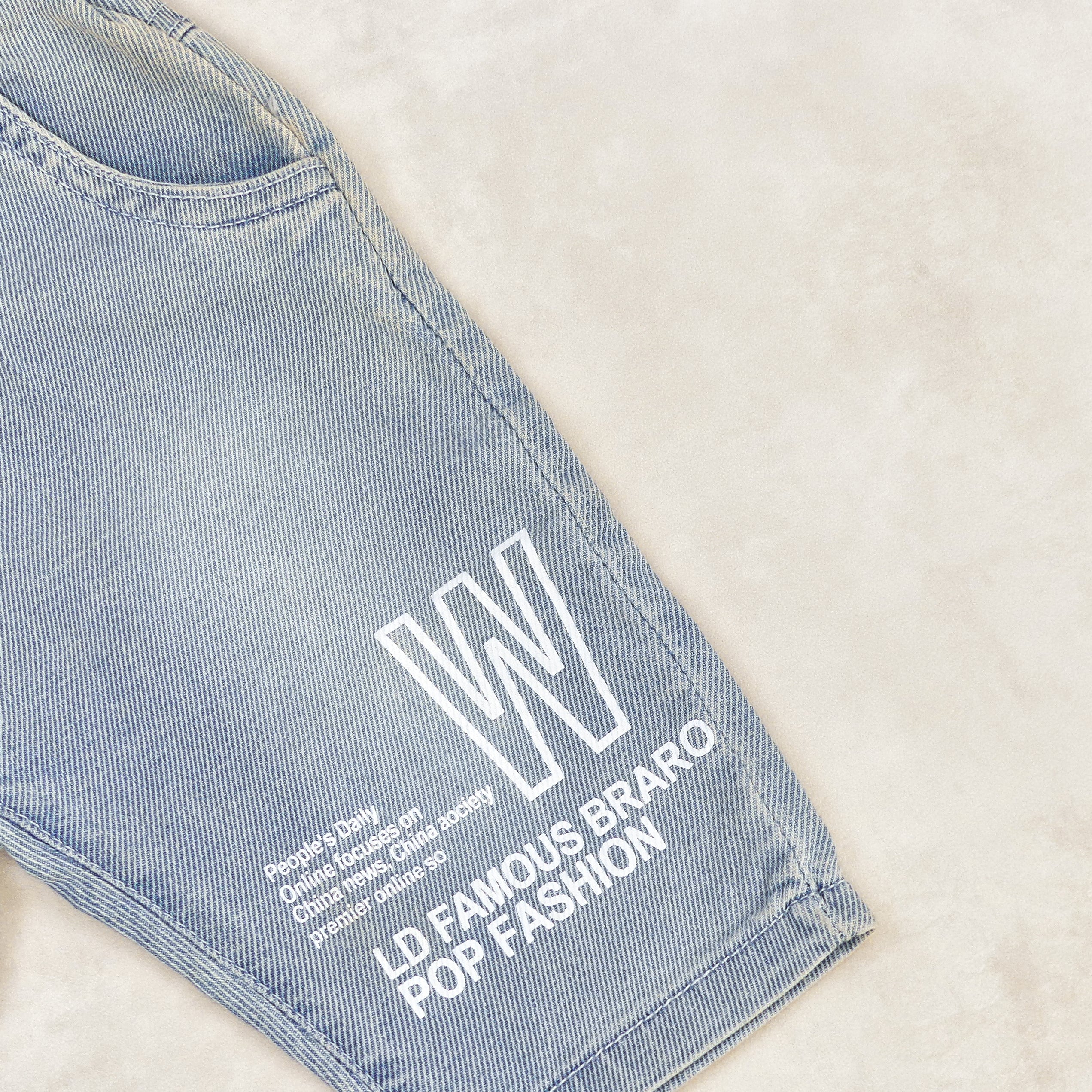 Pantalon jeans BLEU LD FAMOUS BRARO POP FASHION