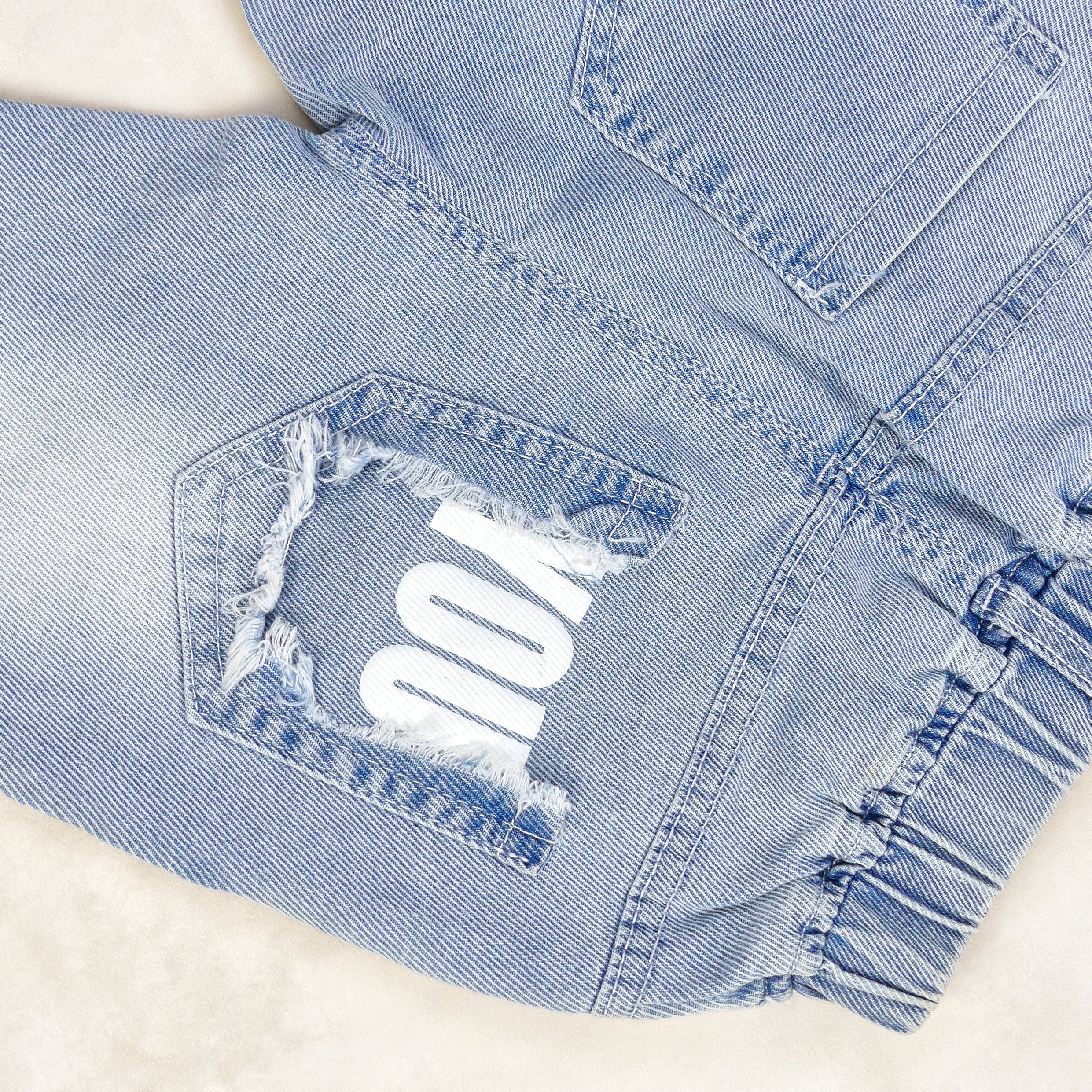 Pantalon jeans BLEU LD FAMOUS BRARO POP FASHION