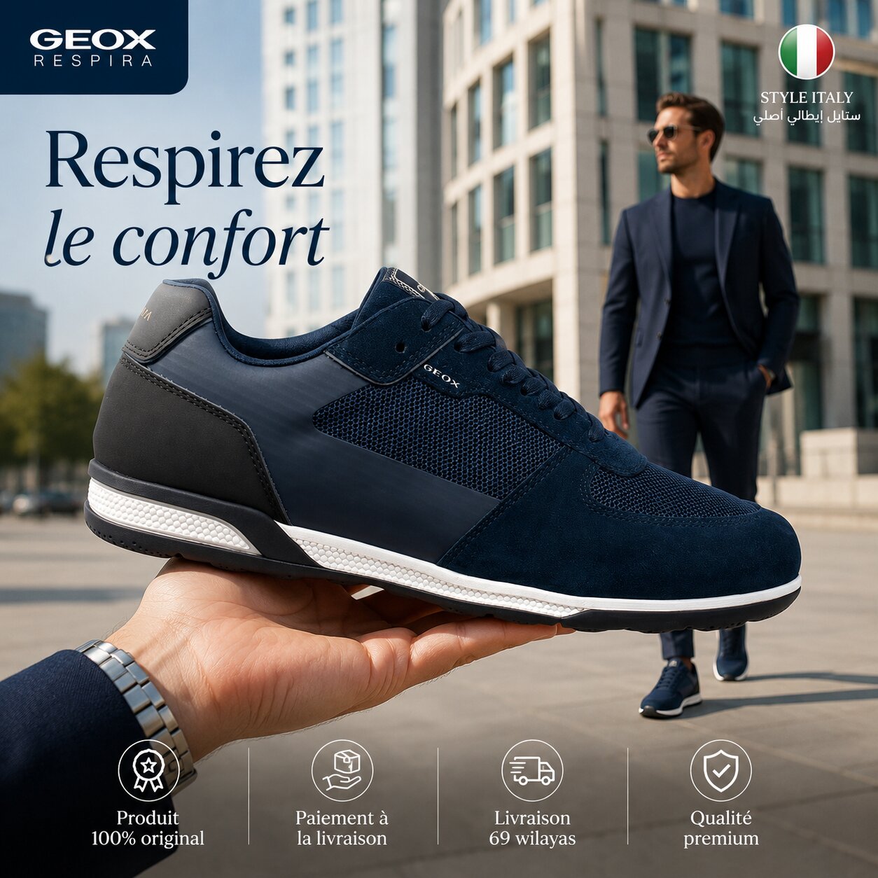 Geox Spherica Homme Sneakers