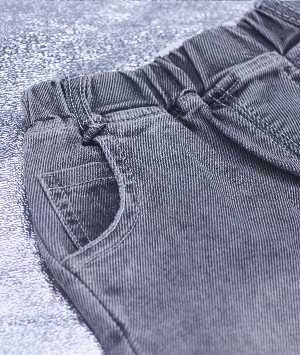 Pantalon jeans GRIS LD FAMOUS BRARO POP FASHION