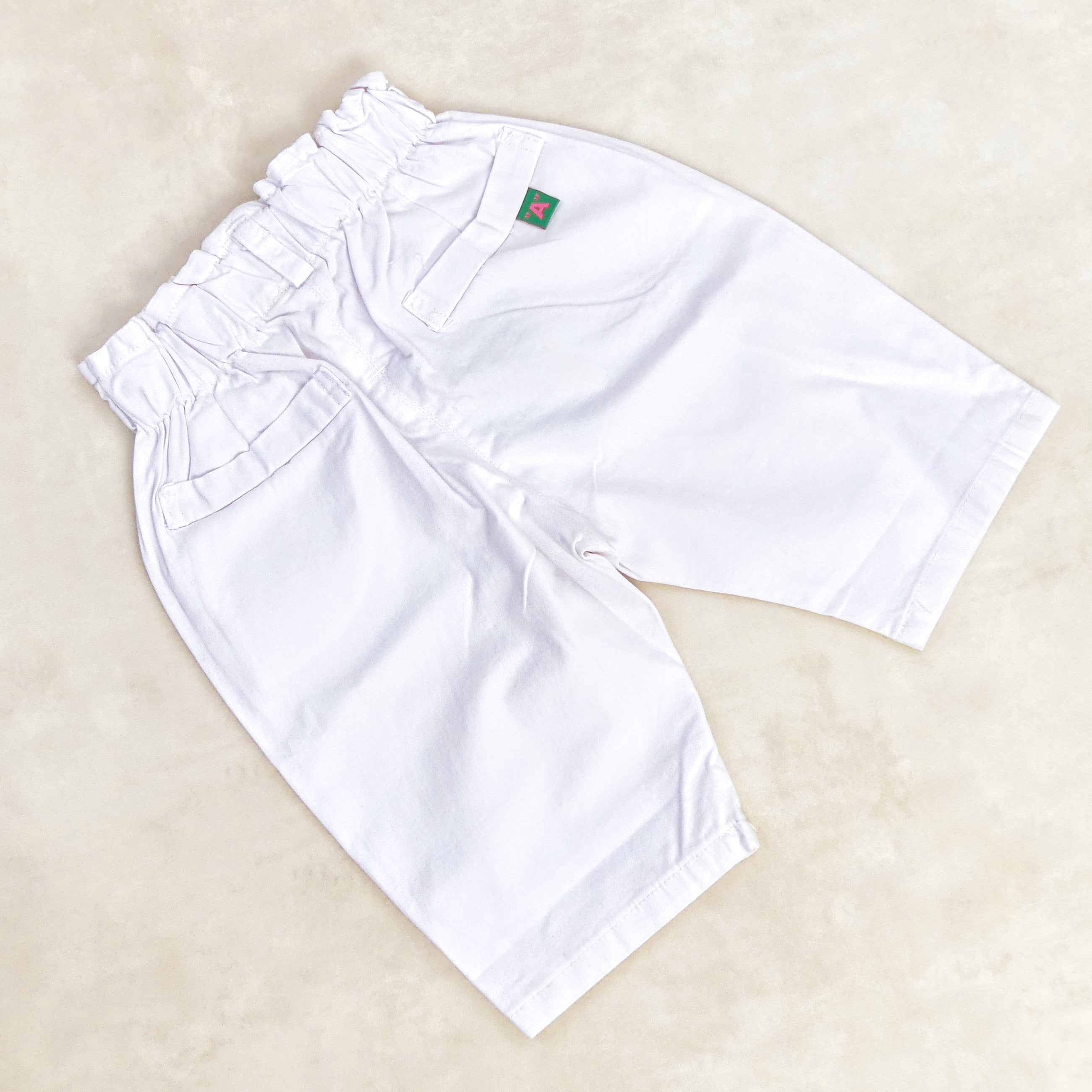 Pantacourt Blanc motif  -A-