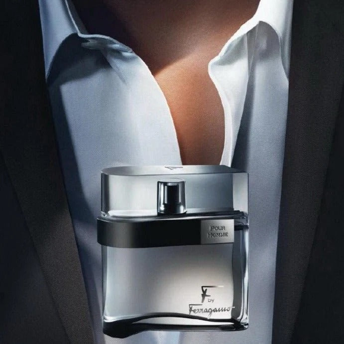 Salvatore Ferragamo  Men\'s F Pour Homme Black EDT Spray 1 oz Fragrances 30ml