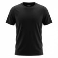 DEPART T-SHIRT HOMME NOIR 100% COTON SIMPLE