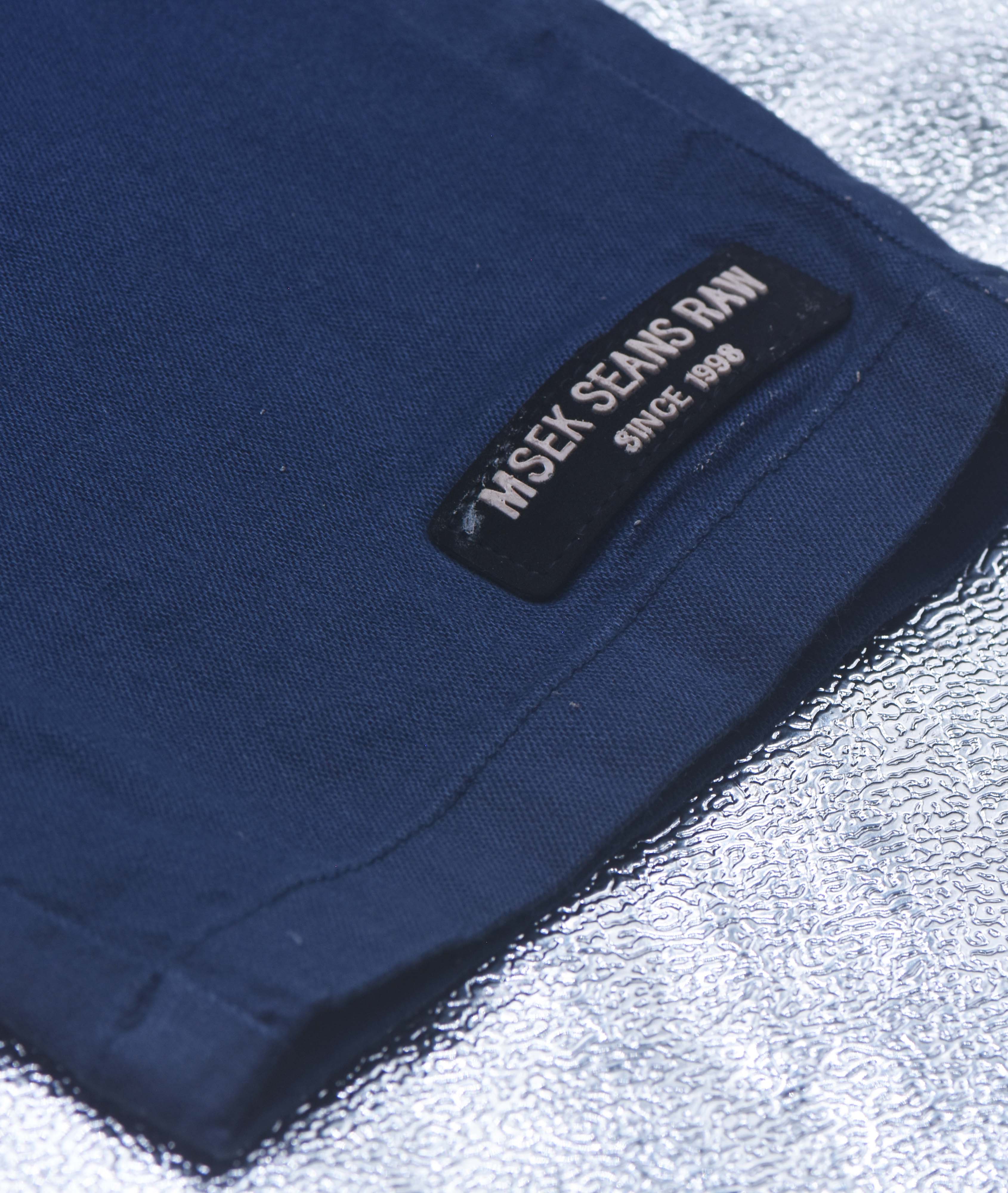 pantacourt la toile bleu msek seans raw 1998