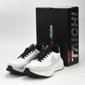PEAK CUSHION RUNNING SHOES-LT.GREY/BLACK