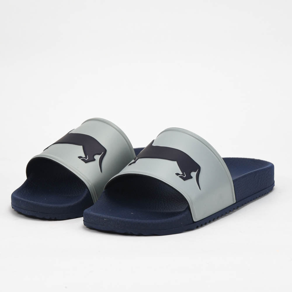 HARMONT AND BLAINE CIABATTA UOMO EVA - LOGO GRIGIO - BLU
