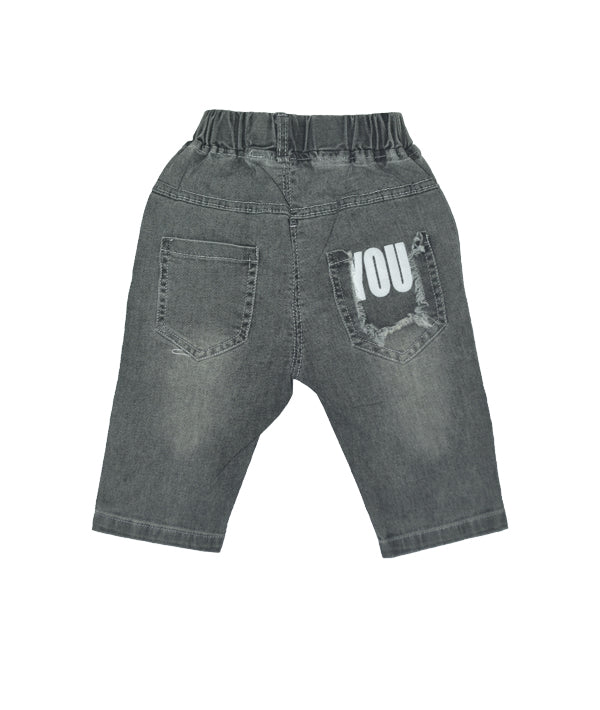 Pantalon jeans GRIS LD FAMOUS BRARO POP FASHION