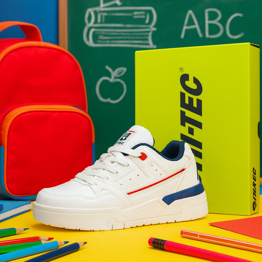 HITEC Freeline Low JNR White-Red-Blue