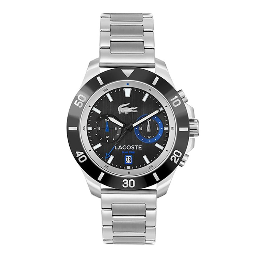 MONTRE Lacoste Stainless Steel Black Dial Multi-function Men\'s Watch