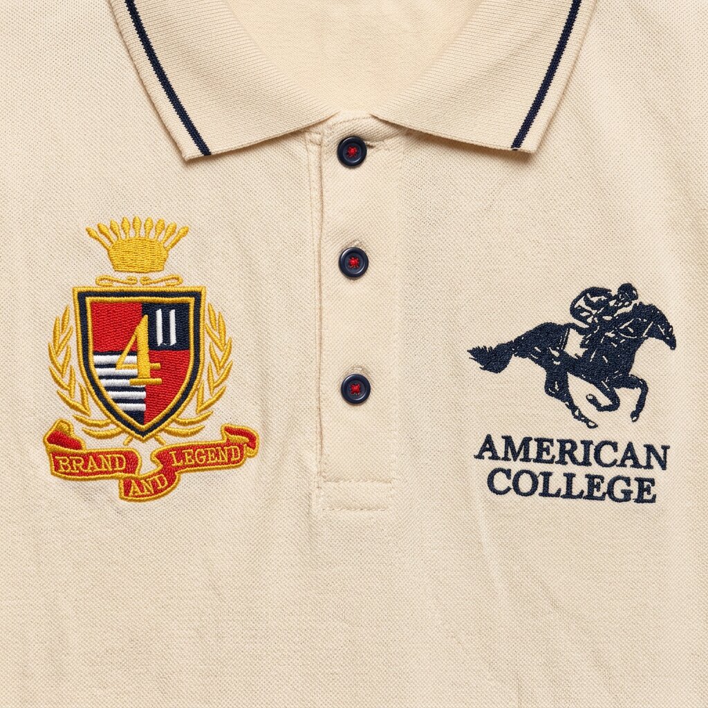American College Polo pour Homme