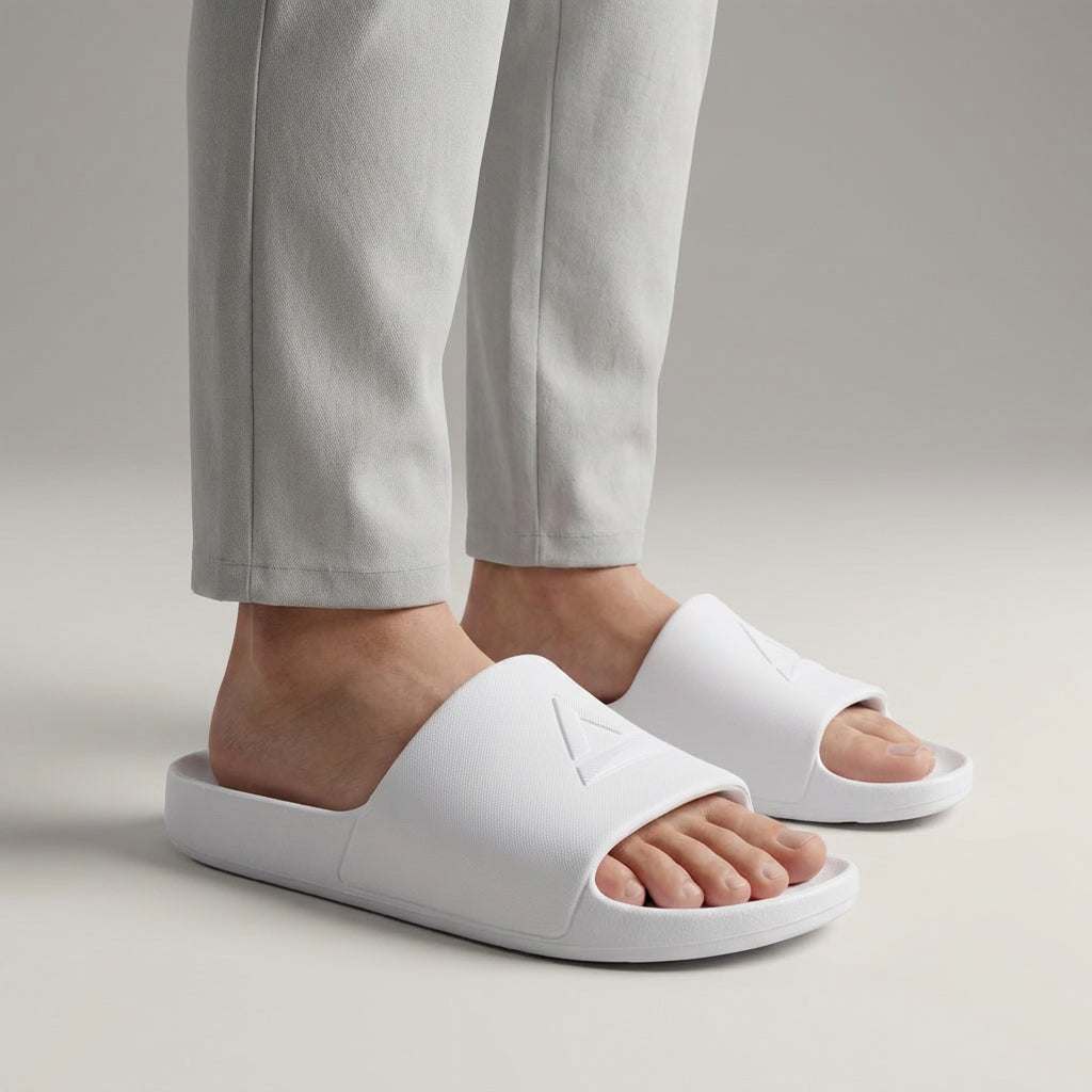 PEAK  CLAQUETTES SLIPPERS WHITE