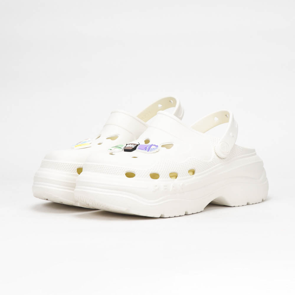 PEAK SLIPPERS SANDALS WHITE