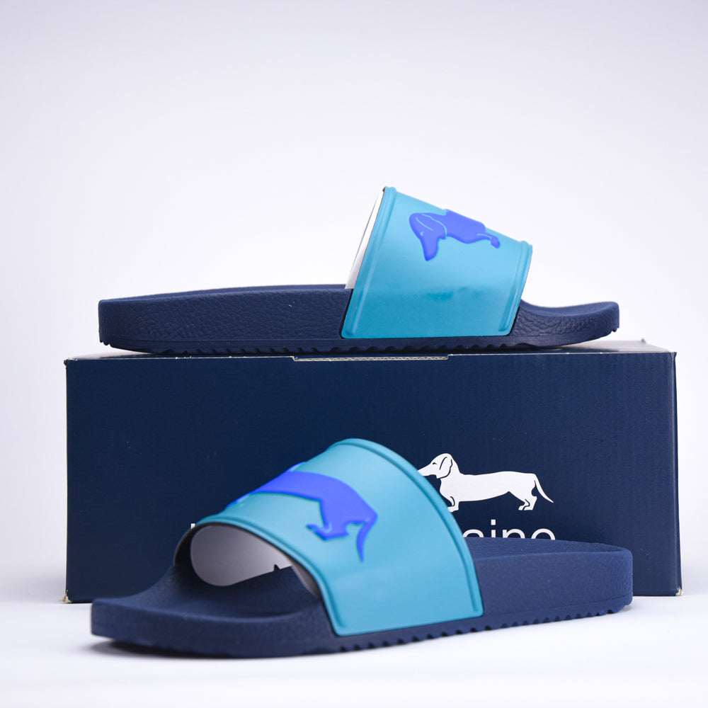 HARMONT AND BLAINE CIABATTA UOMO EVA - LOGO VERDE MARE - BLU