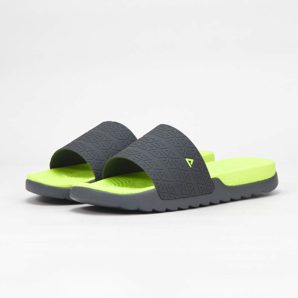 PEAK SLIPPERS DK.GREY YELLOW