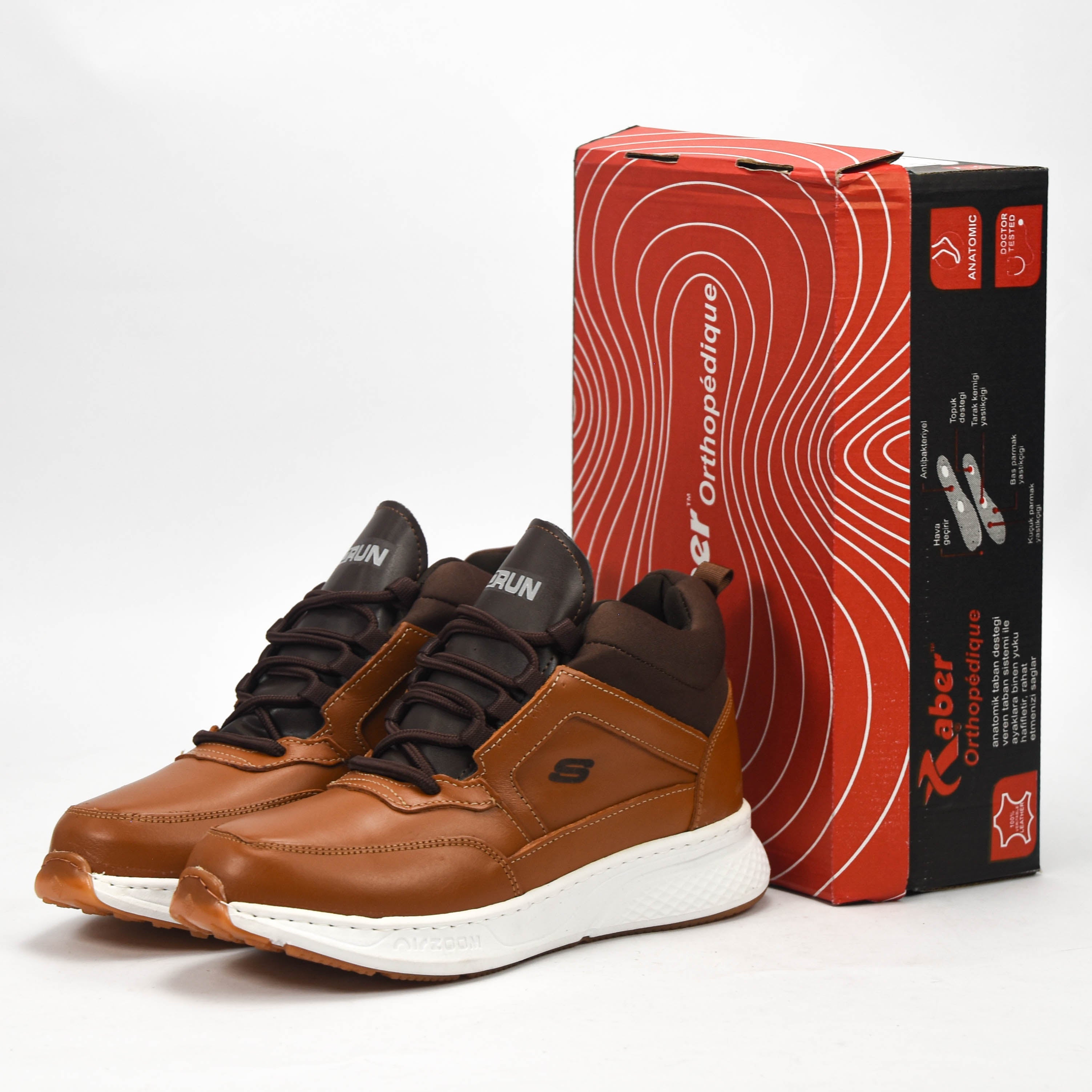ABER SHOES TABACCO