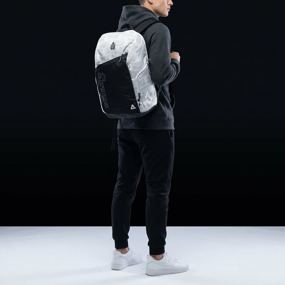 PEAK BACKPACK-WHITE