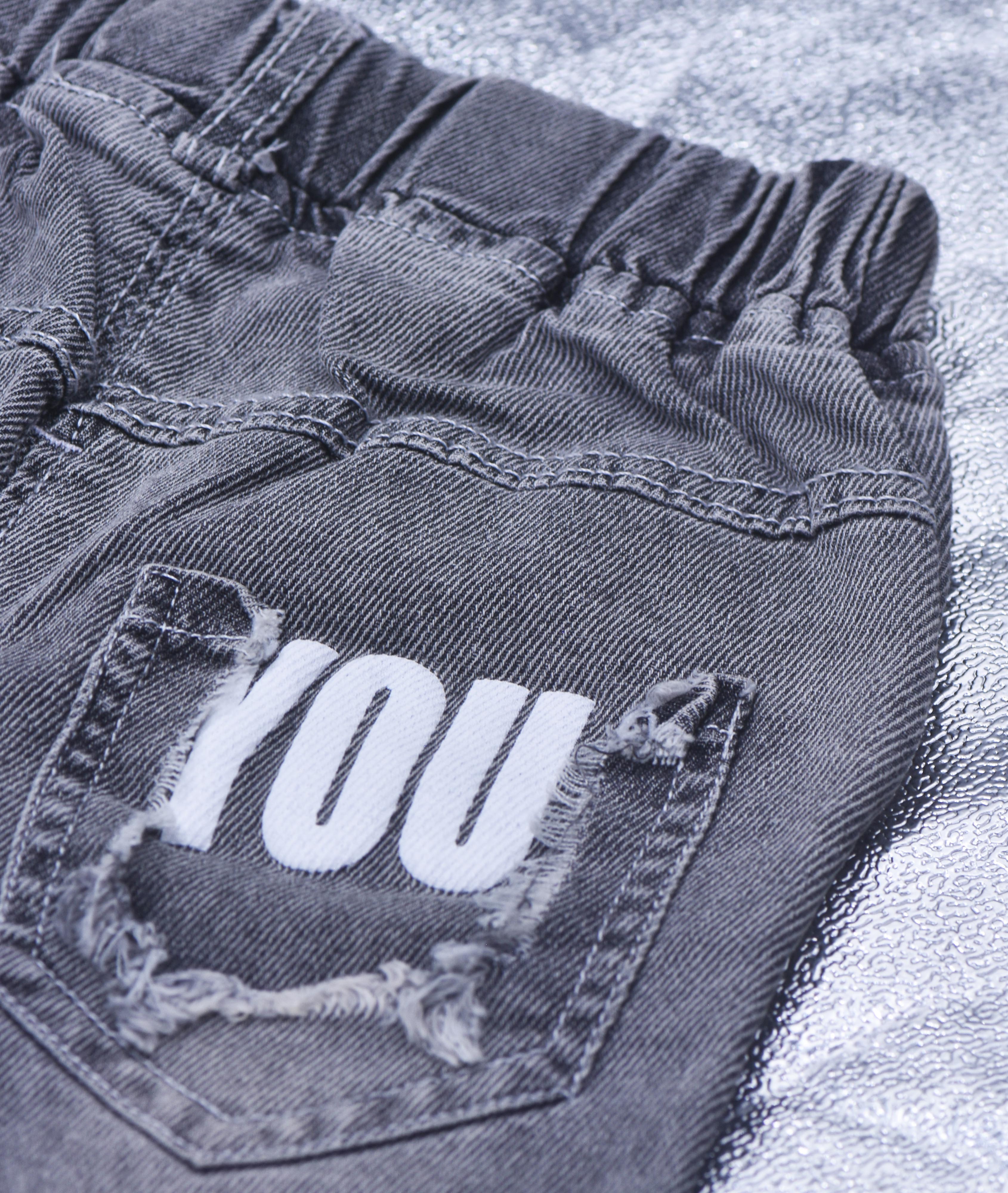 Pantalon jeans GRIS LD FAMOUS BRARO POP FASHION
