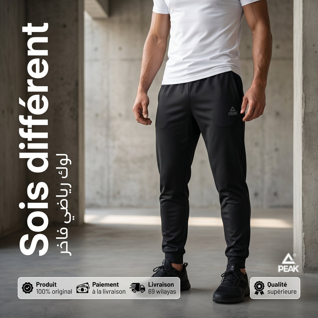 Peak Knitted Pants Black